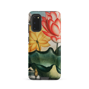 Sacred Egyptian Bean - Robert John Thornton Samsung Case, Galaxy S20 / Matte, Phone Case Adorned Vibrant Floral Design Red Yellow