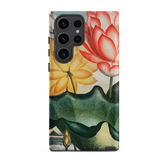 Sacred Egyptian Bean - Robert John Thornton Samsung Case, Galaxy S23 Ultra / Matte, Phone Case Vibrant Lotus Flower Design