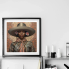 Sadie - Lesbian Black Cowgirl Art Print Posters Prints & Visual Artwork