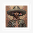 Sadie - Lesbian Black Cowgirl Art Print