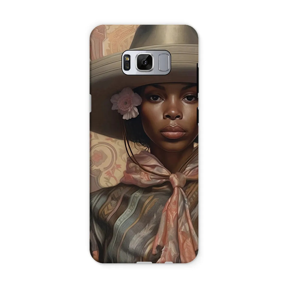 Sadie The Lesbian Cowgirl - Sapphic Art Phone Case - Samsung Galaxy S8 / Matte - Mobile Phone Cases - Aesthetic Art