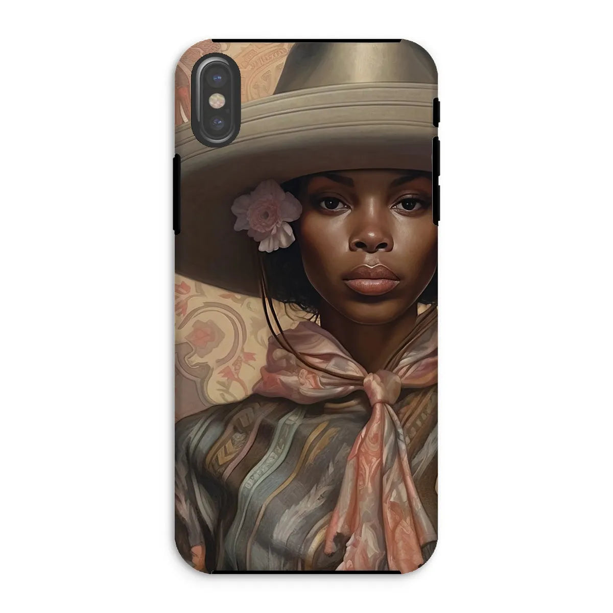 Sadie The Lesbian Cowgirl - Sapphic Art Phone Case - Iphone Xs / Matte - Mobile Phone Cases - Aesthetic Art