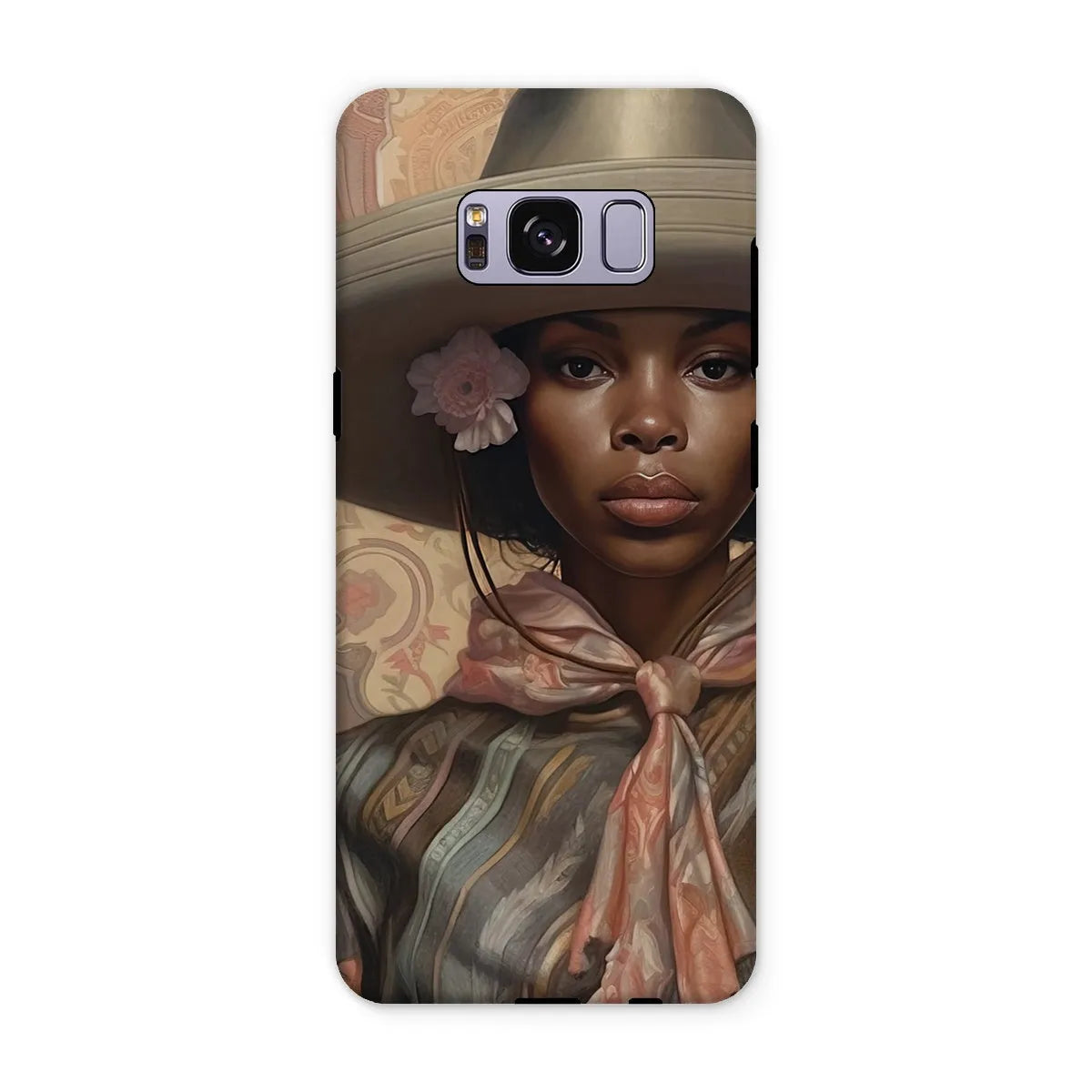 Sadie The Lesbian Cowgirl - Sapphic Art Phone Case - Samsung Galaxy S8 Plus / Matte - Mobile Phone Cases - Aesthetic Art