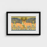 Sagittaire - Maurice Pillard Verneuil Deer Art Print / Canvas Black-framed Stylized Orange Spotted Coats, Nouveau, Woodland Realm Prints