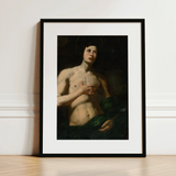 Saint Sebastian - Lorenzo Lippi Art Print / Canvas, 12x16’’ / 31x41cm / Black Frame / Matboard, Posters Prints & Visual Artwork, Toby Leon