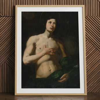 Saint Sebastian - Lorenzo Lippi Art Print / Canvas, 24x32’’ / 61x81cm / Natural Frame / Matboard, Posters Prints & Visual Artwork, Toby Leon