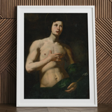 Saint Sebastian - Lorenzo Lippi Art Print / Canvas, 24x32’’ / 61x81cm / White Frame / Matboard, Posters Prints & Visual Artwork, Toby Leon