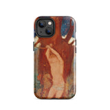Saint Sebastien - Odilon Redon Phone Case Iphone 14 / Gloss Rugged Phone Case Vibrant Textured Print Expressive Painting Odilon Redon