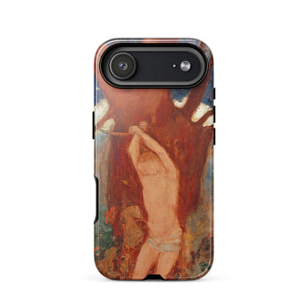 Saint Sebastien - Odilon Redon Phone Case Iphone 17 Air / Gloss Rugged Phone Case Vivid Impressionistic Painting Nude Figure Odilon Redon