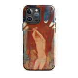Saint Sebastien - Odilon Redon Phone Case Iphone 16 Pro Max / Gloss Rugged Phone Case Vivid Textured Print Expressive Painting Odilon Redon