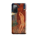 Saint Sebastien - Odilon Redon Phone Case Samsung Galaxy S20 Fe / Gloss Phone Case Textured Impressionistic Painting Nude Figure