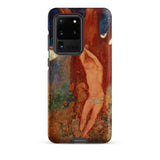 Saint Sebastien - Odilon Redon Phone Case Samsung Galaxy S20 Ultra / Matte Phone Case Vibrant Impressionistic Painting Nude Figure Warm