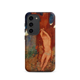 Saint Sebastien - Odilon Redon Phone Case Samsung Galaxy S23 / Matte Phone Case Vibrant Impressionistic Painting Nude Figure Warm Odilon