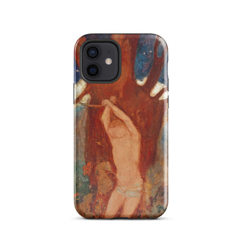 Saint Sebastien - Odilon Redon Phone Case Iphone 12 / Gloss Phone Case Vintage-style Painting Warm Earthy Tones Dramatic Odilon Redon