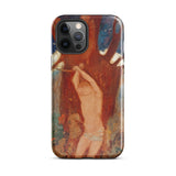Saint Sebastien - Odilon Redon Phone Case Iphone 12 Pro Max / Gloss Phone Case Vintage-style Painting Warm Reds Blues Earth Odilon Redon