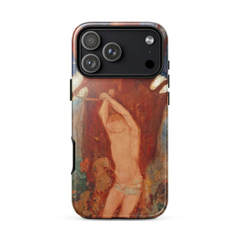 Saint Sebastien - Odilon Redon Phone Case Iphone 17 Pro Max / Gloss Phone Case Vivid Painterly Depiction Nude Male Figure Odilon Redon