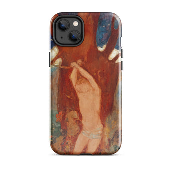 Saint Sebastien - Odilon Redon Phone Case Iphone 14 Plus / Gloss Phone Case Vivid Textured Painting Nude Figure Expressive Odilon Redon