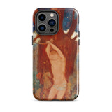 Saint Sebastien - Odilon Redon Phone Case Iphone 14 Pro Max / Gloss Phone Case Vivid Textured Painting Nude Figure Red Odilon Redon Paints,