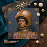Samir - Gay Muslim Astronaut Art Print / Canvas Square Canvas Print Portrait Figure Ornate Steampunk-inspired Armor Gay Muslim Astronaut,