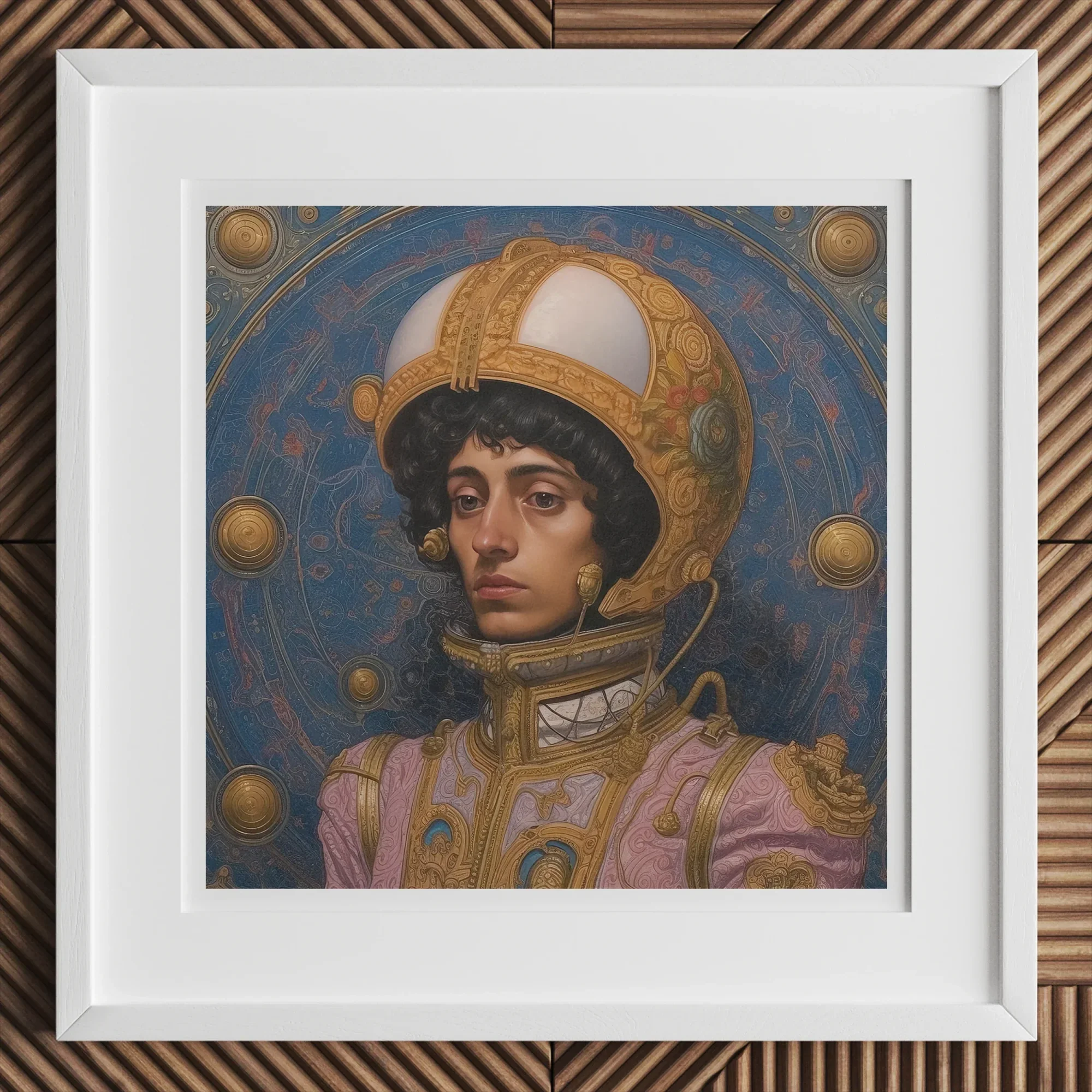 Samir - Gay Muslim Astronaut Art Print Posters Prints & Visual Artwork