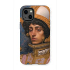 Samir - Muslim Gay Astronaut Iphone Case, 13 Mini / Matte, Phone Case Renaissance-style Portrait Painting