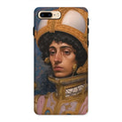 Samir - Muslim Gay Astronaut Iphone Case, 8 Plus / Matte, Phone Case Renaissance-style Portrait Person Ornate Golden Headdress