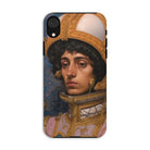 Samir - Muslim Gay Astronaut Iphone Case, Xr / Matte, Phone Case Renaissance-style Portrait Person Ornate Gold Headdress