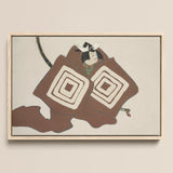 Samurai - Kamisaka Sekka Art Print / Canvas, 18x12’’ / 46x31cm / Natural Frame, Posters Prints & Visual Artwork, Toby Leon
