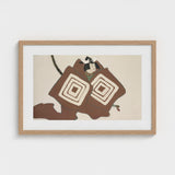 Samurai - Kamisaka Sekka Art Print / Canvas Framed Artwork Stylized Illustration Figure Traditional Attire Depicted, Warrior’s Garment