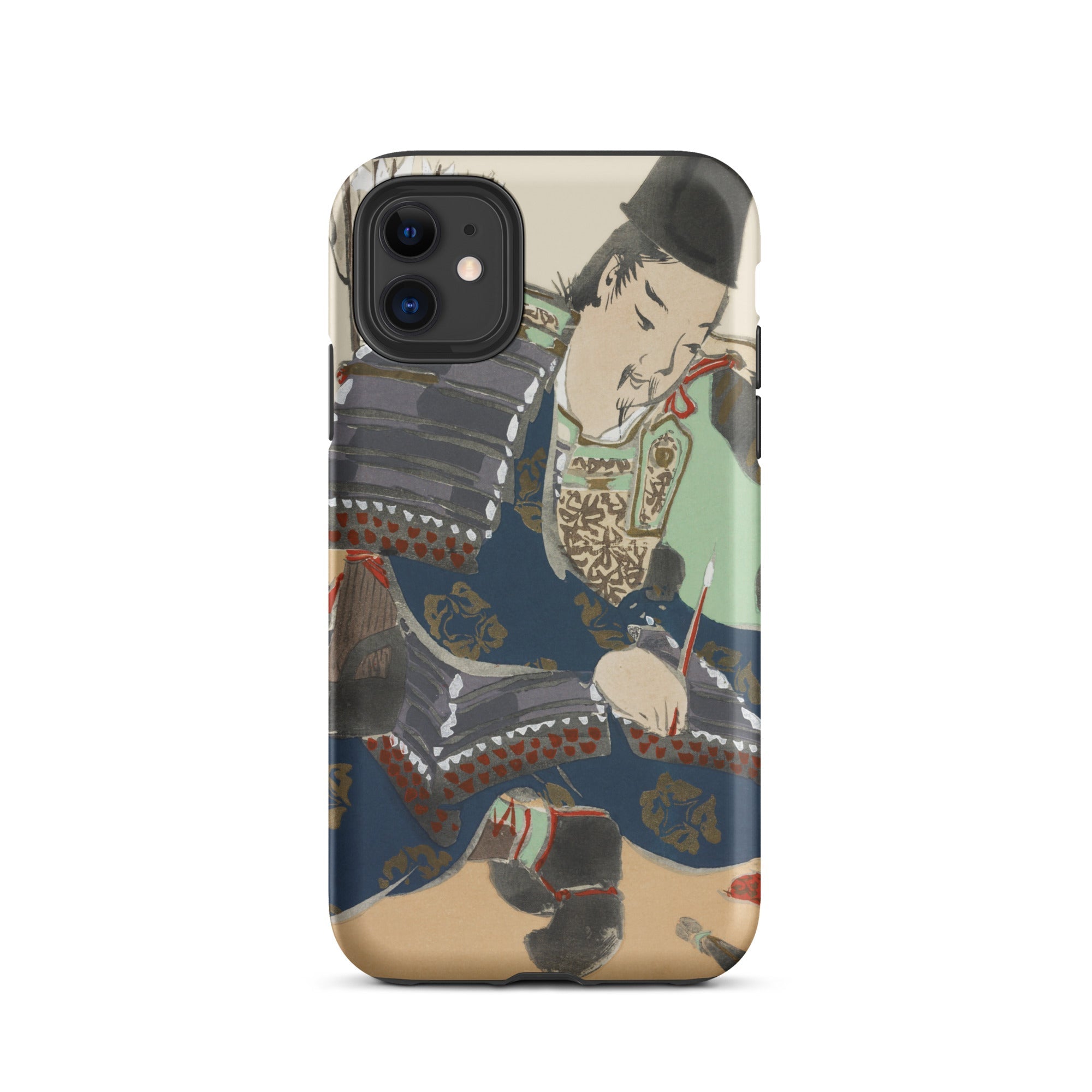 Samurai Kamisaka Sekka Momoyogusa Iphone Case, 11 / Matte, Phone Case Japanese Warrior Design