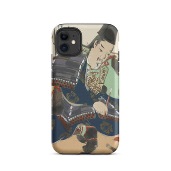 Samurai - Kamisaka Sekka Momoyogusa Iphone Case, 11 / Matte, Phone Case Japanese Warrior Design