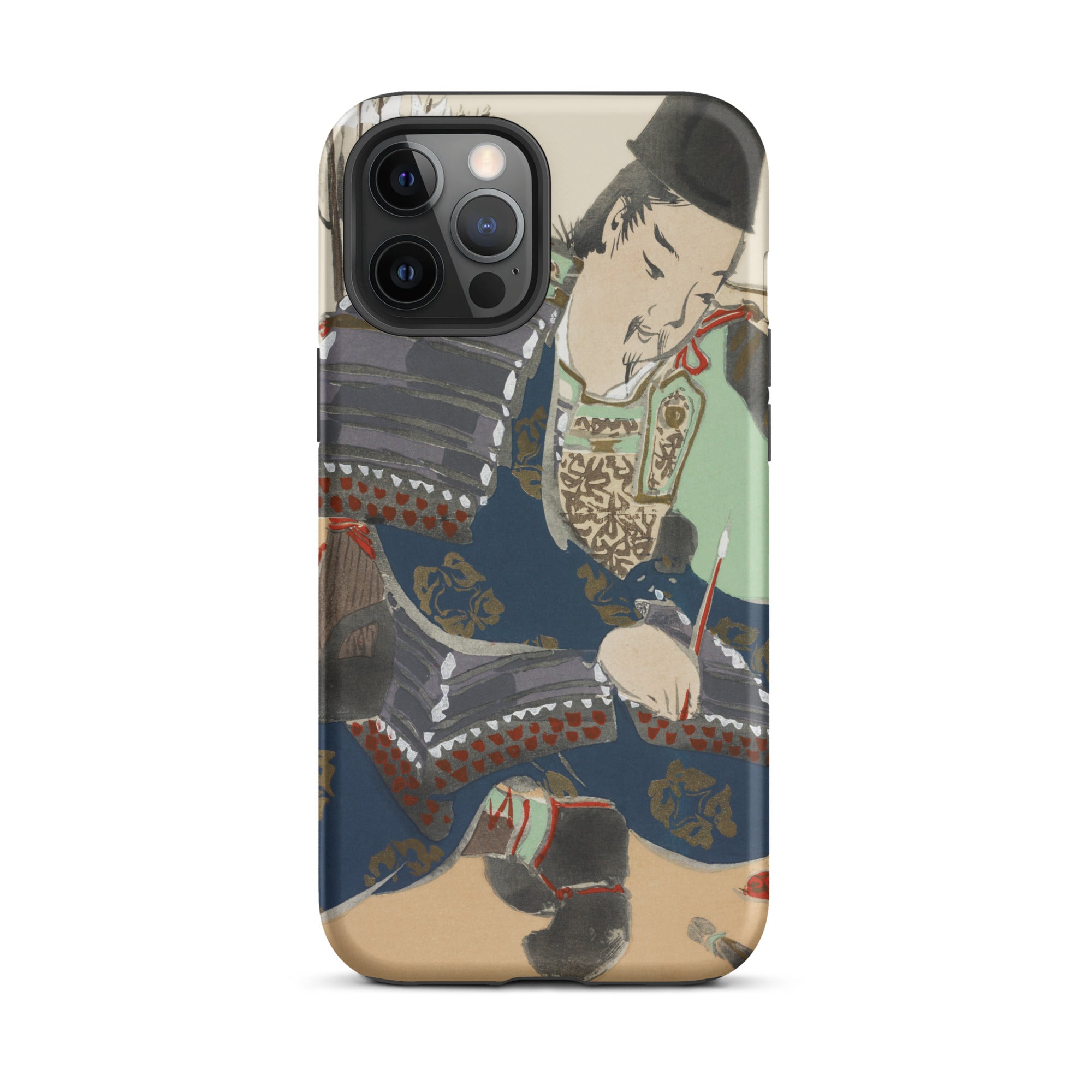 Samurai Kamisaka Sekka Momoyogusa Iphone Case, 12 Pro Max / Matte, Phone Case Samurai Design