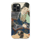 Samurai - Kamisaka Sekka Momoyogusa Iphone Case, 13 Pro / Matte, Iphone Case Traditional Japanese Ukiyo-e Artwork