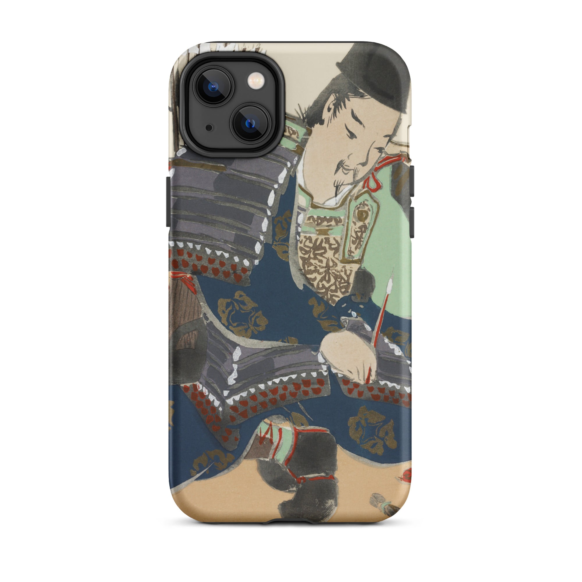 Samurai Kamisaka Sekka Momoyogusa Iphone Case, 14 Plus / Matte, Phone Case Japanese Art