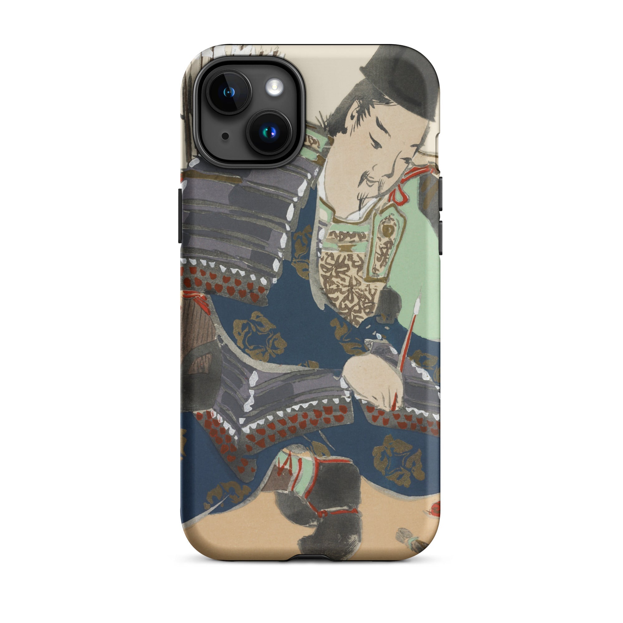 Samurai Kamisaka Sekka Momoyogusa Iphone Case, 15 Plus / Matte, Phone Case Samurai Design