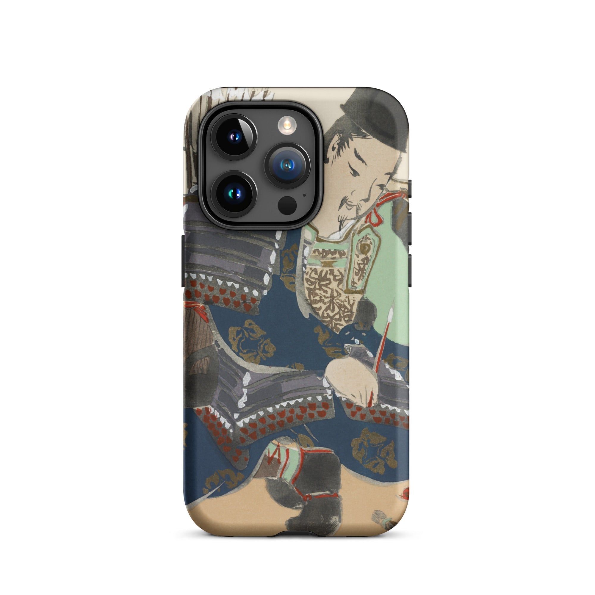 Samurai Kamisaka Sekka Momoyogusa Iphone Case, 15 Pro / Matte, Phone Case Japanese Art