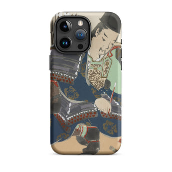 Samurai - Kamisaka Sekka Momoyogusa Iphone Case, 15 Pro Max / Matte, Phone Case Japanese Art Design