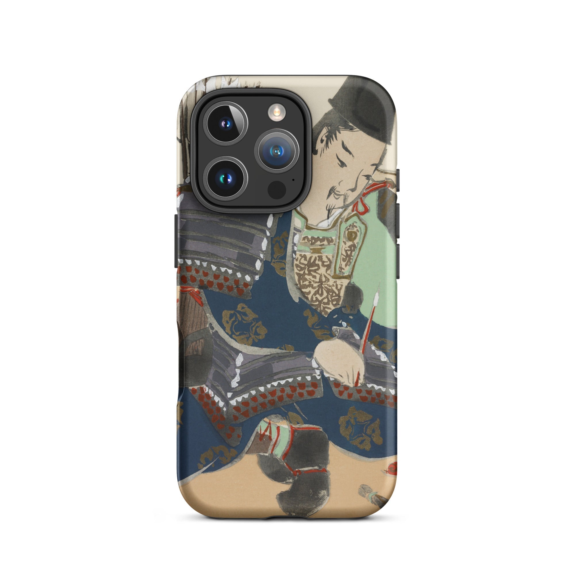 Samurai Kamisaka Sekka Momoyogusa Iphone Case, 16 Pro / Matte, Artistic Phone Case