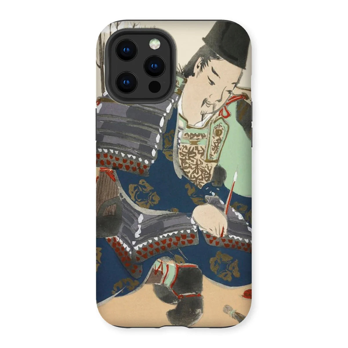 Samurai - Kamisaka Sekka Momoyogusa Iphone Case, 12 Pro Max / Matte, Kite-952619659, Iphone Case Traditional Japanese