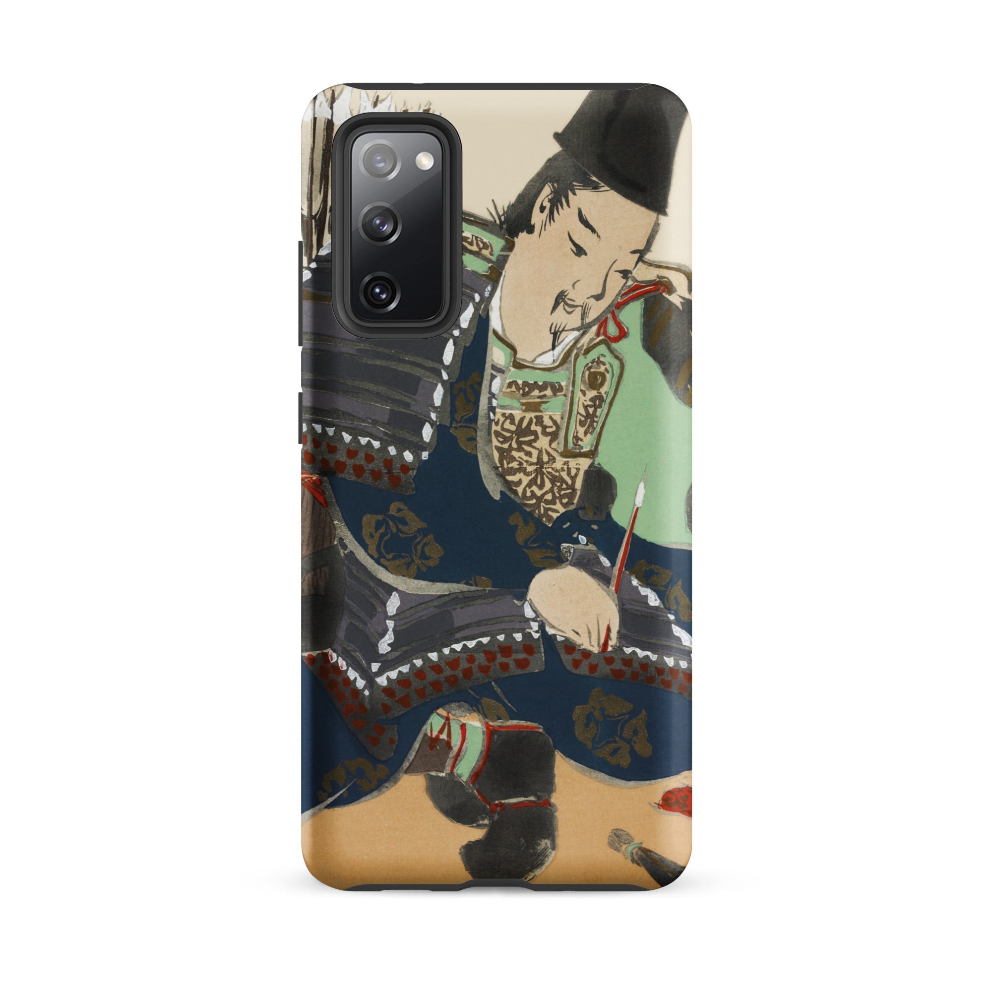 Samurai Kamisaka Sekka Momoyogusa Samsung Case, Galaxy S20 Fe / Matte, Smartphone Case Traditional East Asian Style Painting Person Brush