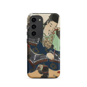 Samurai - Kamisaka Sekka Momoyogusa Samsung Case, Galaxy S23 / Matte, Smartphone Case Traditional Asian Painting Person