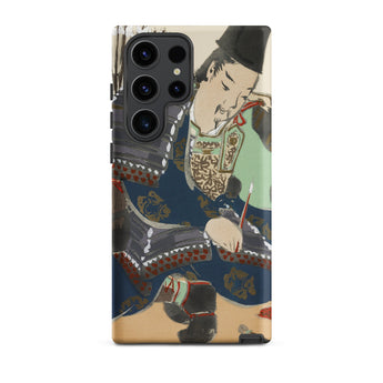 Samurai - Kamisaka Sekka Momoyogusa Samsung Case, Galaxy S23 Ultra / Matte, Smartphone Case Traditional Japanese Painting Man Ceremonial