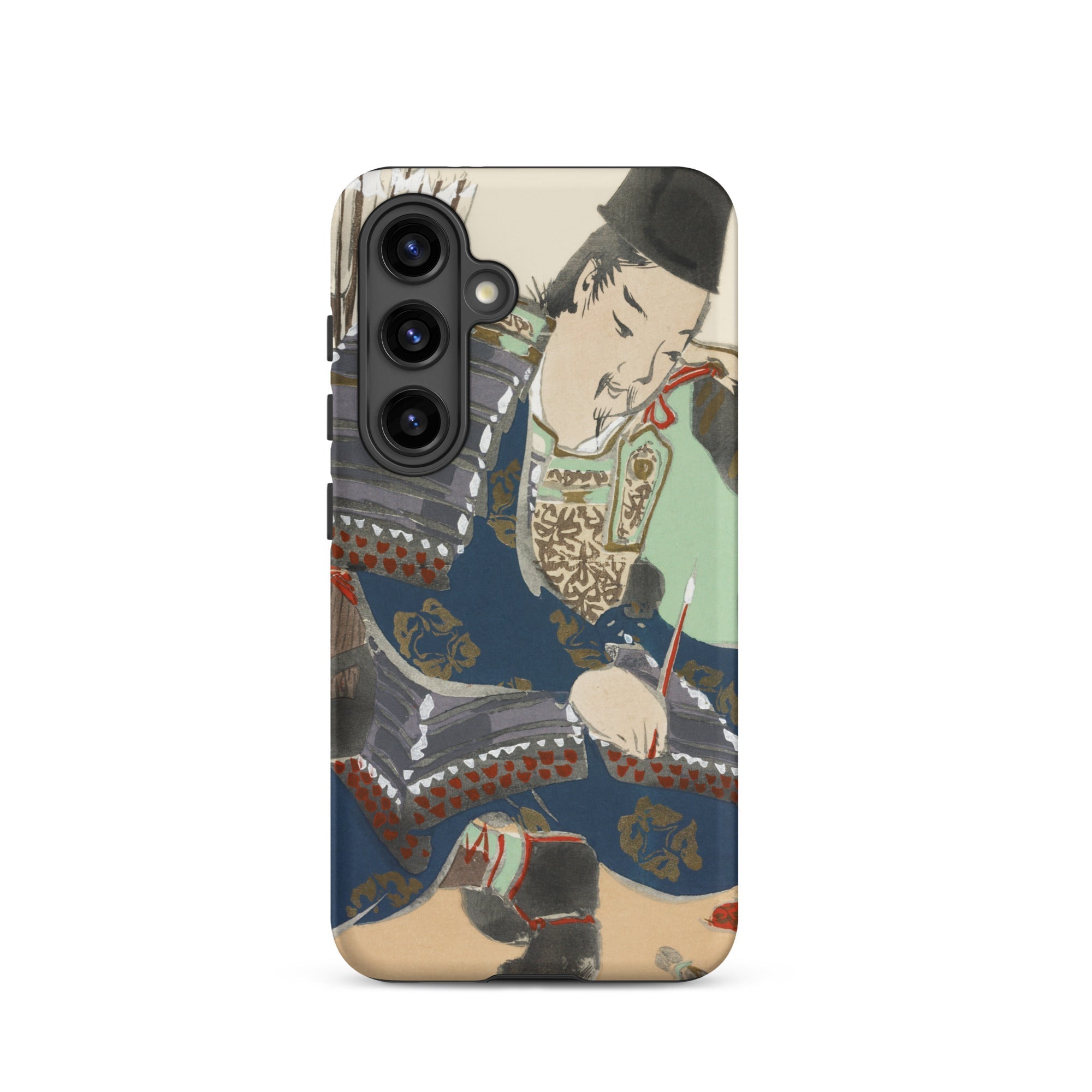 Samurai Kamisaka Sekka Momoyogusa Samsung Case, Galaxy S24 / Matte, Phone Case Stylized Illustration Person Traditional Attire