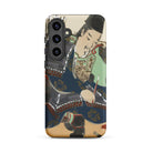 Samurai Kamisaka Sekka Momoyogusa Samsung Case, Galaxy S24 Plus / Matte, Smartphone Case Japanese Style Painting Man