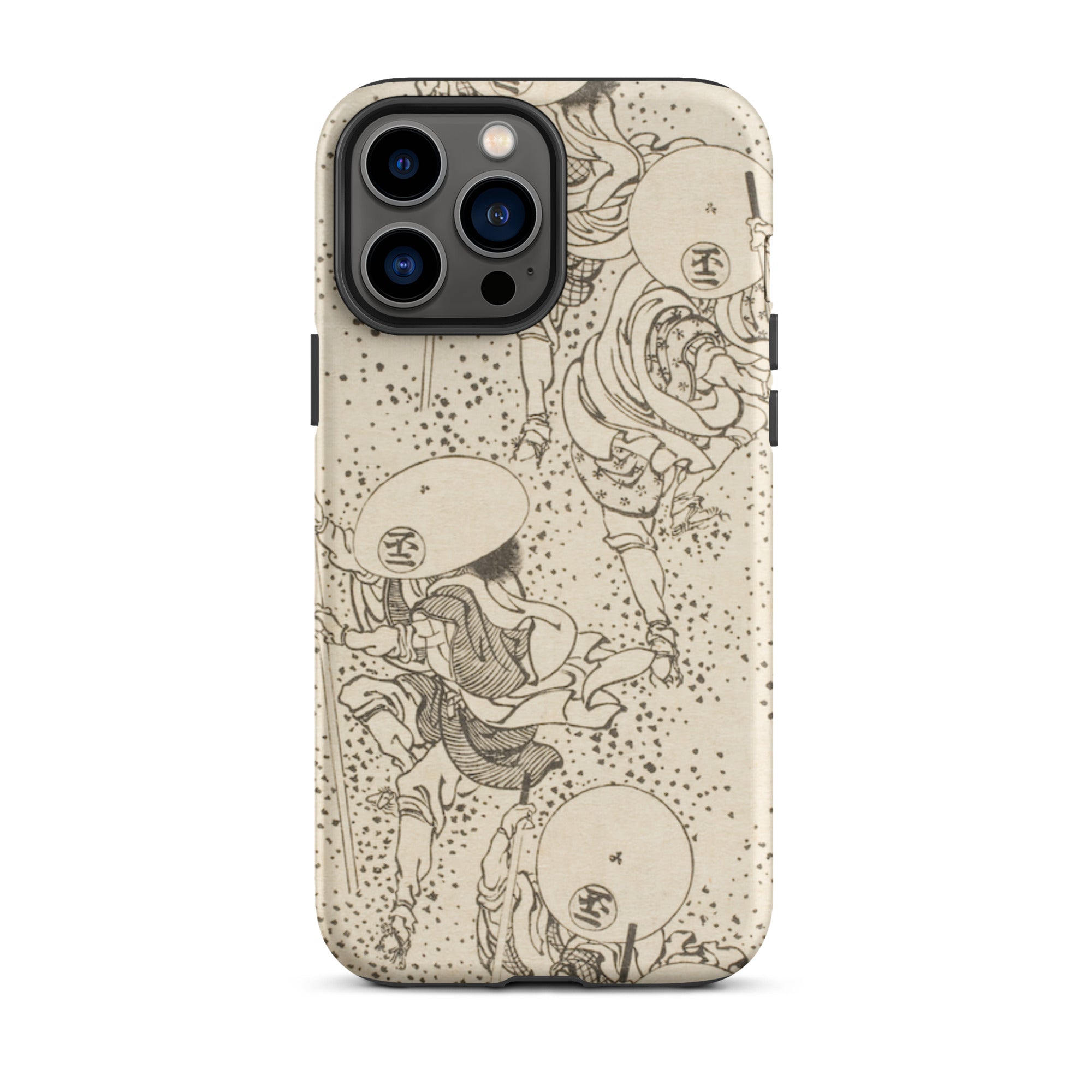 Samurai Katsushika Hokusai Iphone Case, 13 Pro Max / Matte, Phone Case Vintage Japanese Art Design