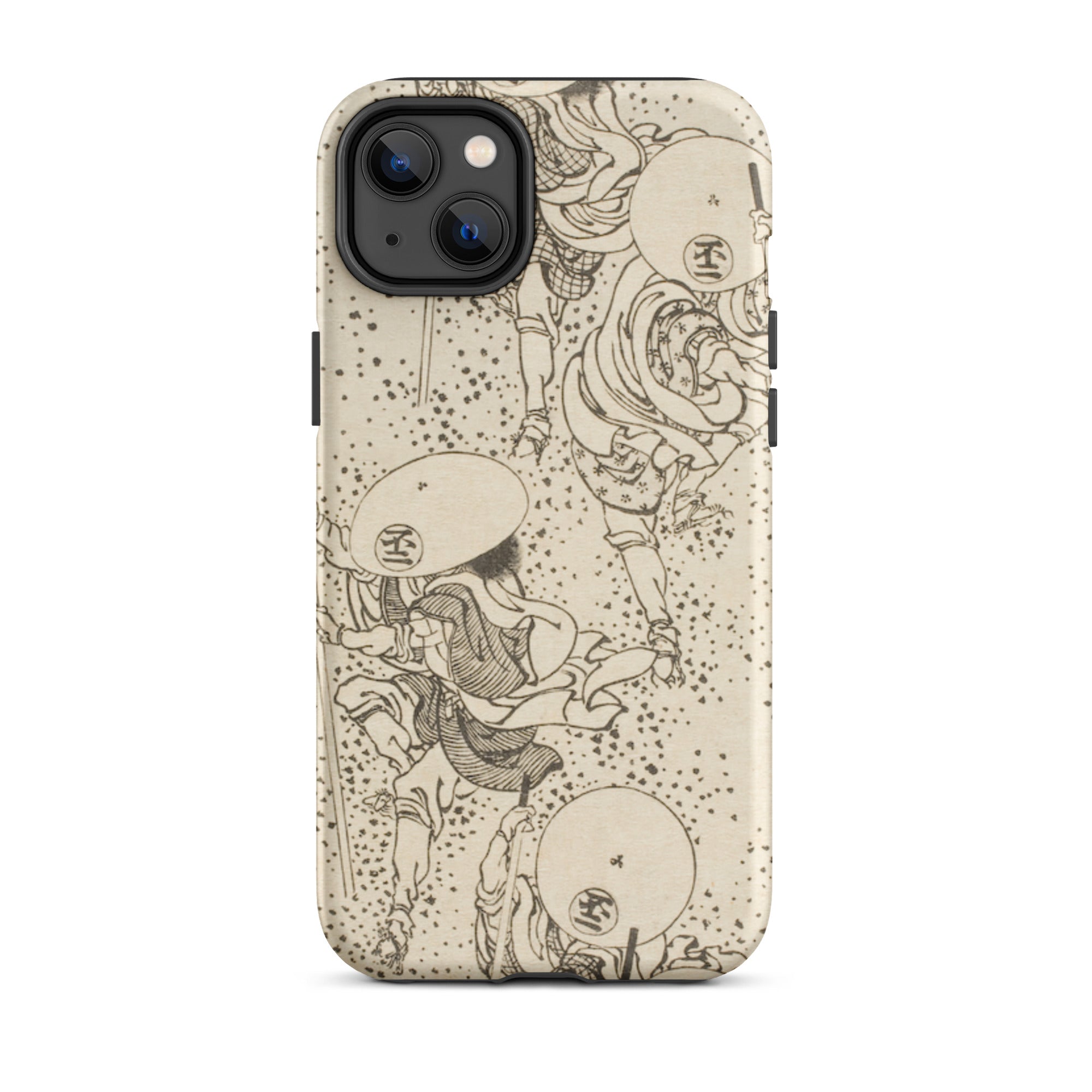 Samurai Katsushika Hokusai Iphone Case, 14 Plus / Matte, Phone Case Japanese Art