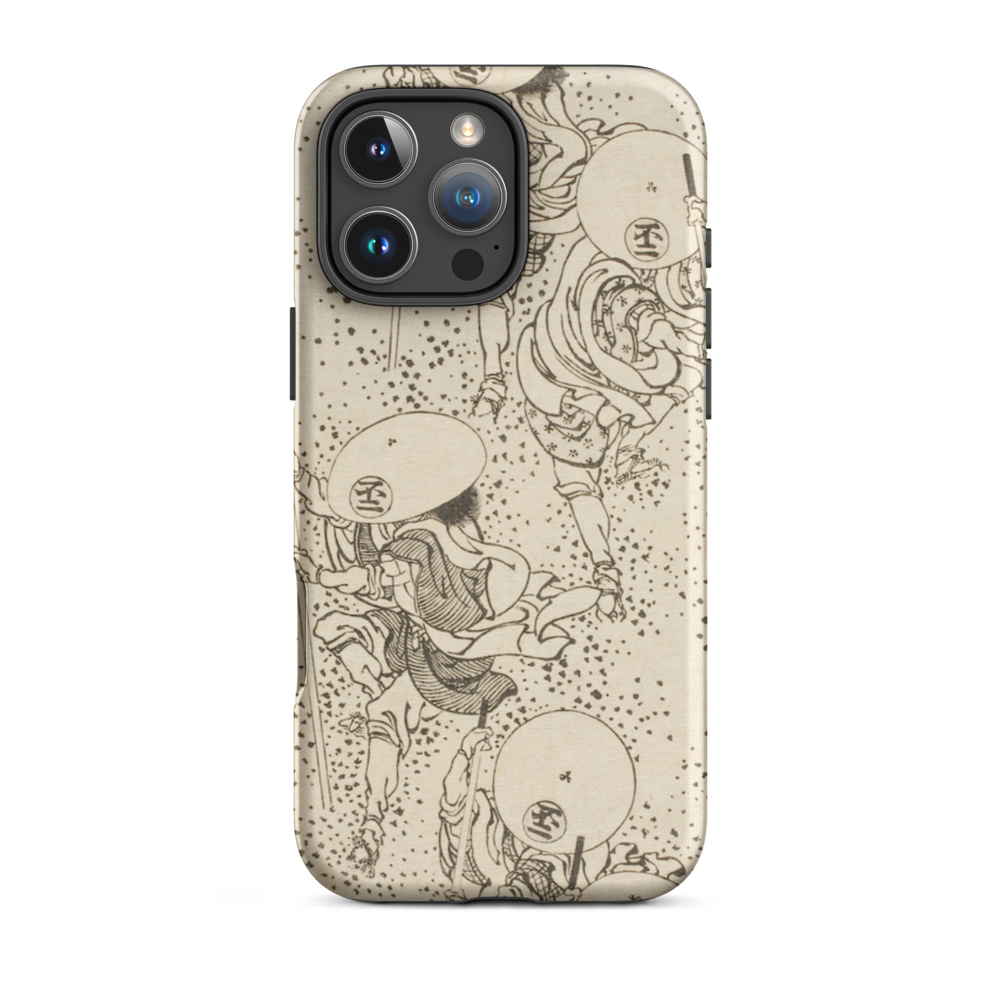 Samurai - Katsushika Hokusai Iphone Case, 16 Pro Max / Matte, Phone Case Japanese Art