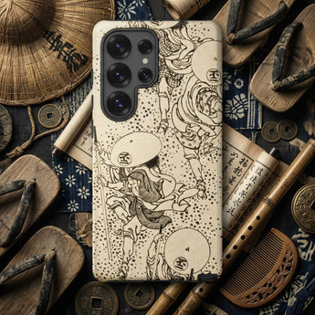 Samurai - Katsushika Hokusai Phone Case, Mobile Cases, Toby Leon