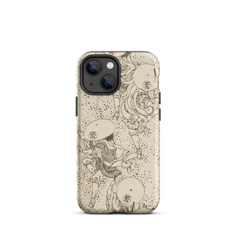Samurai - Katsushika Hokusai Phone Case Iphone 13 Mini / Matte Iphone Case Japanese Art Katsushika Hokusai Storm, Case, Hokusai’s Figures