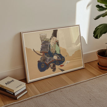 Samurai Scribe - Kamisaka Sekka Art Print / Canvas, Posters Prints & Visual Artwork, Toby Leon